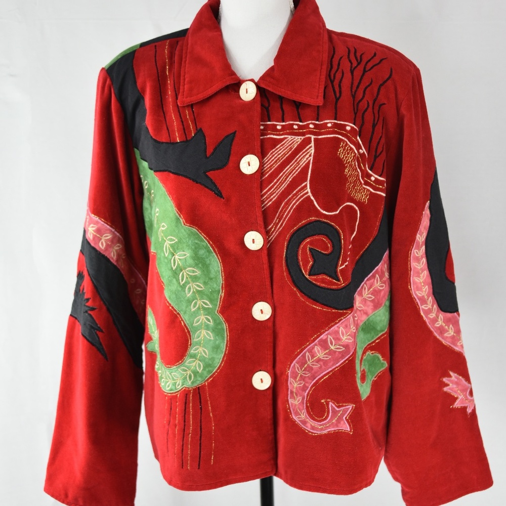 Multi-color and Patterned Blazer / Jacket